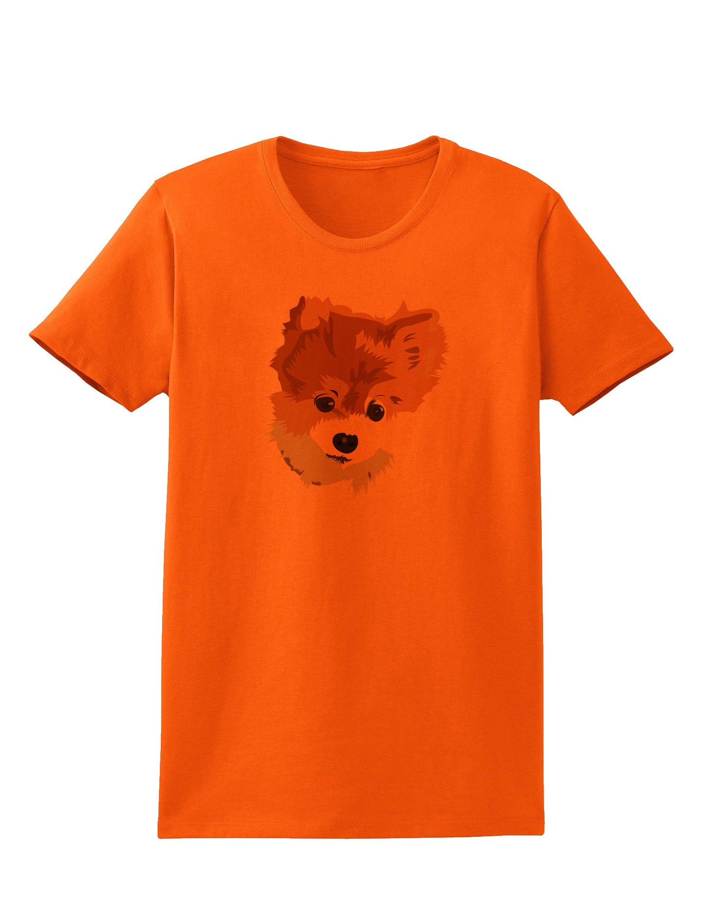 Custom Pet Art Womens T-Shirt by TooLoud-TooLoud-Orange-X-Small-Davson Sales