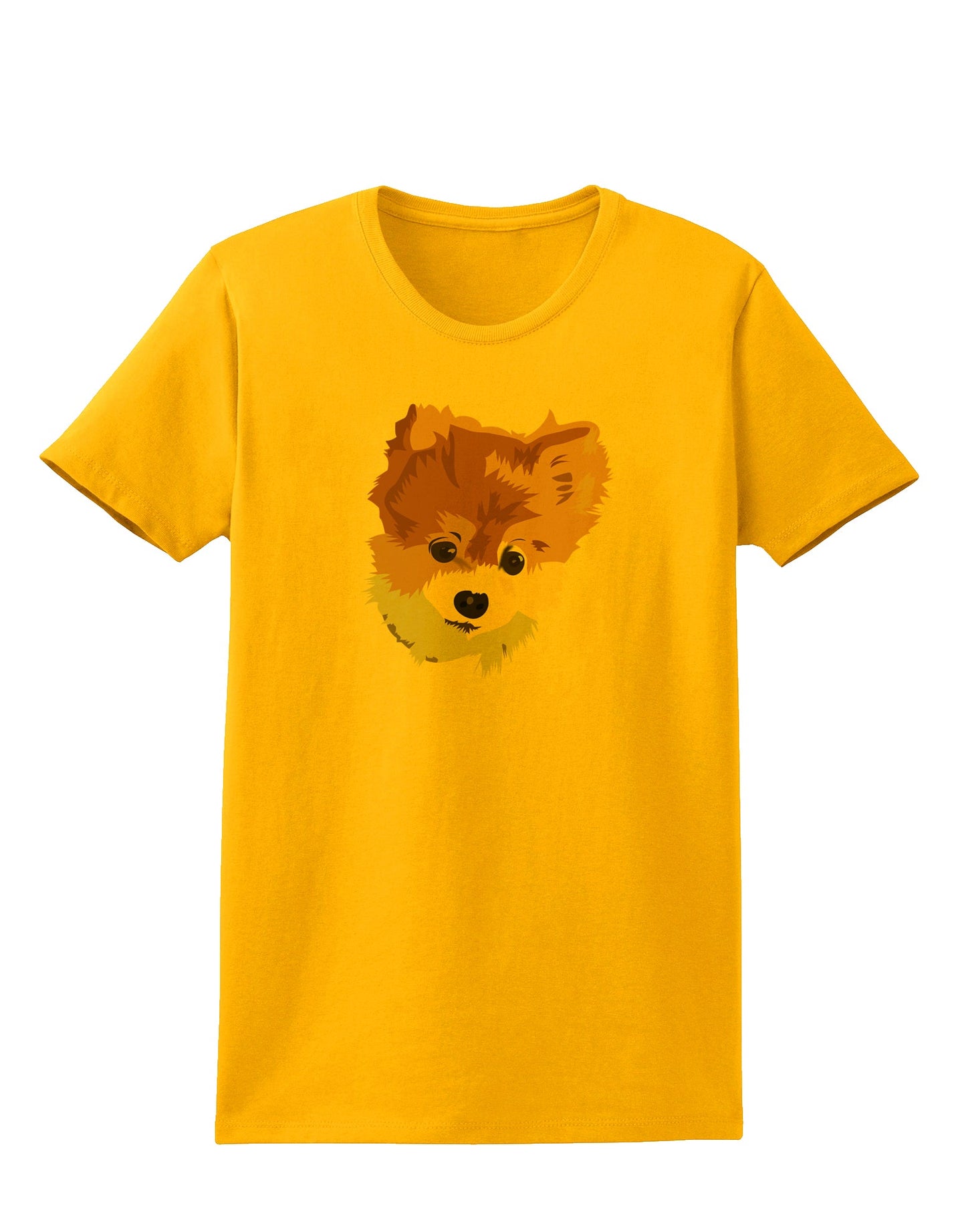 Custom Pet Art Womens T-Shirt by TooLoud-TooLoud-Gold-X-Small-Davson Sales