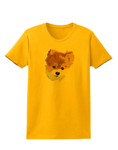 Custom Pet Art Womens T-Shirt by TooLoud-TooLoud-Gold-X-Small-Davson Sales