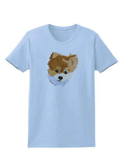 Custom Pet Art Womens T-Shirt by TooLoud-TooLoud-Light-Blue-X-Small-Davson Sales