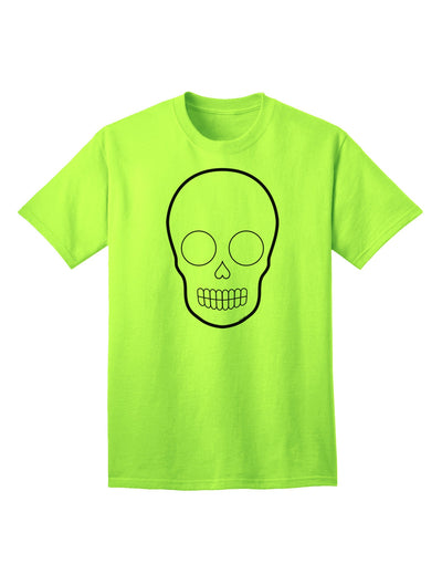 Customizable Day of the Dead Calavera Adult T-Shirt - Express Your Unique Style-Mens T-shirts-TooLoud-Neon-Green-Small-Davson Sales