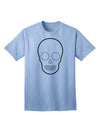 Customizable Day of the Dead Calavera Adult T-Shirt - Express Your Unique Style-Mens T-shirts-TooLoud-Light-Blue-Small-Davson Sales