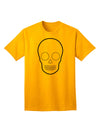 Customizable Day of the Dead Calavera Adult T-Shirt - Express Your Unique Style-Mens T-shirts-TooLoud-Gold-Small-Davson Sales