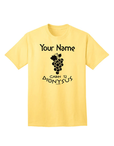 Customizable Dionysus Adult T-Shirt - Personalized Cabin 12 Collection-Mens T-shirts-TooLoud-Yellow-Small-Davson Sales