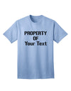 Customizable 'Property Of' Adult T-Shirt - Personalized for You-Mens T-shirts-TooLoud-Light-Blue-Small-Davson Sales