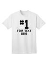 Customized Number One Adult T-Shirt offered by TooLoud-Mens T-shirts-TooLoud-White-Small-Davson Sales