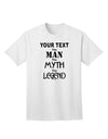 Customized The Man The Myth The Legend Adult T-Shirt by TooLoud-Mens T-shirts-TooLoud-White-Small-Davson Sales