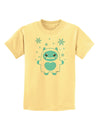 Cute Abominable Snowman Boy Yeti - Christmas Childrens T-Shirt-Childrens T-Shirt-TooLoud-Daffodil-Yellow-X-Small-Davson Sales