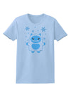 Cute Abominable Snowman Boy Yeti - Christmas Womens T-Shirt-Womens T-Shirt-TooLoud-Light-Blue-X-Small-Davson Sales