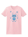 Cute Abominable Snowman Boy Yeti - Christmas Womens T-Shirt-Womens T-Shirt-TooLoud-PalePink-X-Small-Davson Sales
