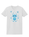 Cute Abominable Snowman Boy Yeti - Christmas Womens T-Shirt-Womens T-Shirt-TooLoud-White-X-Small-Davson Sales
