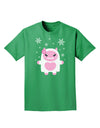 Cute Abominable Snowman Girl Yeti - Christmas Adult Dark T-Shirt-Mens T-Shirt-TooLoud-Kelly-Green-Small-Davson Sales