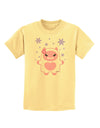 Cute Abominable Snowman Girl Yeti - Christmas Childrens T-Shirt-Childrens T-Shirt-TooLoud-Daffodil-Yellow-X-Small-Davson Sales