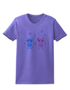 Cute Abominable Snowman Yeti Couple - Christmas Womens T-Shirt-Womens T-Shirt-TooLoud-Violet-X-Small-Davson Sales