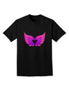 Cute Angel Wings Pair Heart Adult Dark T-Shirt-Mens T-Shirt-TooLoud-Black-Small-Davson Sales