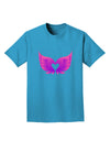 Cute Angel Wings Pair Heart Adult Dark T-Shirt-Mens T-Shirt-TooLoud-Turquoise-Small-Davson Sales