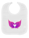 Cute Angel Wings Pair Heart Baby Bib