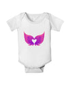 Cute Angel Wings Pair Heart Baby Romper Bodysuit-Baby Romper-TooLoud-White-06-Months-Davson Sales