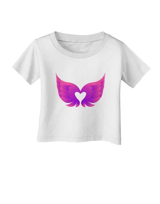 Cute Angel Wings Pair Heart Infant T-Shirt-Infant T-Shirt-TooLoud-White-06-Months-Davson Sales