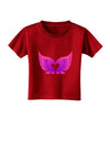 Cute Angel Wings Pair Heart Toddler T-Shirt Dark-Toddler T-Shirt-TooLoud-Clover-Green-2T-Davson Sales