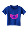 Cute Angel Wings Pair Heart Toddler T-Shirt Dark-Toddler T-Shirt-TooLoud-Red-2T-Davson Sales