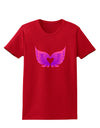 Cute Angel Wings Pair Heart Womens Dark T-Shirt-TooLoud-Red-X-Small-Davson Sales