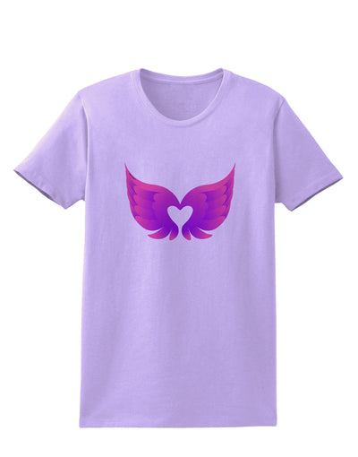 Cute Angel Wings Pair Heart Womens T-Shirt-Womens T-Shirt-TooLoud-Lavender-X-Small-Davson Sales