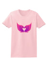 Cute Angel Wings Pair Heart Womens T-Shirt-Womens T-Shirt-TooLoud-PalePink-X-Small-Davson Sales