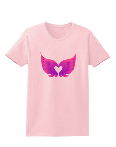 Cute Angel Wings Pair Heart Womens T-Shirt-Womens T-Shirt-TooLoud-PalePink-X-Small-Davson Sales