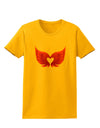 Cute Angel Wings Pair Heart Womens T-Shirt-Womens T-Shirt-TooLoud-Gold-X-Small-Davson Sales