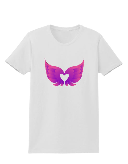 Cute Angel Wings Pair Heart Womens T-Shirt-Womens T-Shirt-TooLoud-White-X-Small-Davson Sales