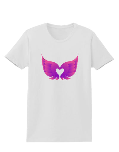 Cute Angel Wings Pair Heart Womens T-Shirt-Womens T-Shirt-TooLoud-White-X-Small-Davson Sales