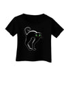 Cute Arched Black Cat Halloween Infant T-Shirt Dark-Infant T-Shirt-TooLoud-Black-06-Months-Davson Sales