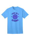 Cute As A Button Smiley Face Adult T-Shirt-unisex t-shirt-TooLoud-Aquatic-Blue-Small-Davson Sales