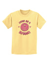 Cute As A Button Smiley Face Childrens T-Shirt-Childrens T-Shirt-TooLoud-Daffodil-Yellow-X-Small-Davson Sales