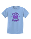 Cute As A Button Smiley Face Childrens T-Shirt-Childrens T-Shirt-TooLoud-Light-Blue-X-Small-Davson Sales