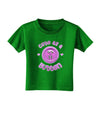 Cute As A Button Smiley Face Toddler T-Shirt Dark-Toddler T-Shirt-TooLoud-Clover-Green-2T-Davson Sales