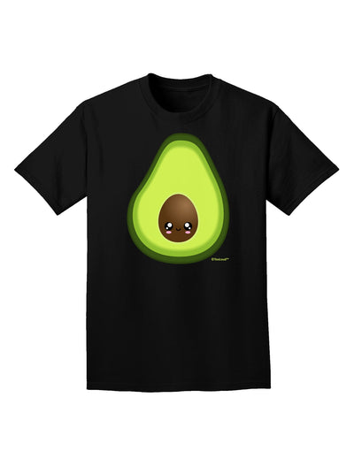 Cute Avocado Design Adult Dark T-Shirt-Mens T-Shirt-TooLoud-Black-Small-Davson Sales