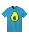 Cute Avocado Design Adult Dark T-Shirt-Mens T-Shirt-TooLoud-Turquoise-Small-Davson Sales