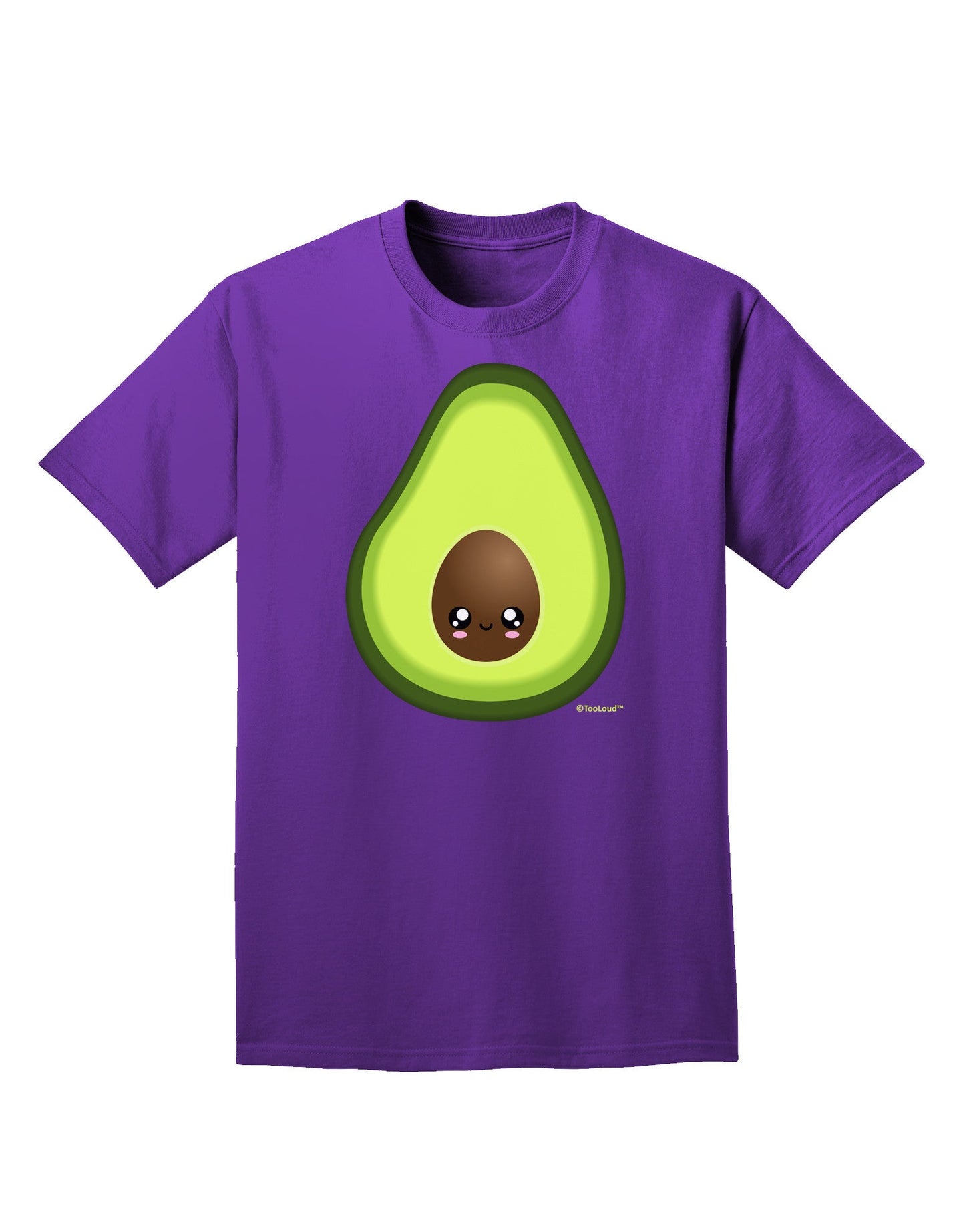 Cute Avocado Design Adult Dark T-Shirt-Mens T-Shirt-TooLoud-Purple-Small-Davson Sales