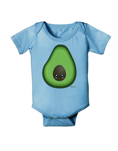 Cute Avocado Design Baby Romper Bodysuit-Baby Romper-TooLoud-Light-Blue-06-Months-Davson Sales