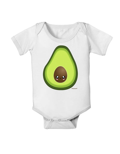 Cute Avocado Design Baby Romper Bodysuit-Baby Romper-TooLoud-White-06-Months-Davson Sales