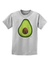 Cute Avocado Design Childrens T-Shirt-Childrens T-Shirt-TooLoud-AshGray-X-Small-Davson Sales