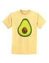 Cute Avocado Design Childrens T-Shirt-Childrens T-Shirt-TooLoud-Daffodil-Yellow-X-Small-Davson Sales