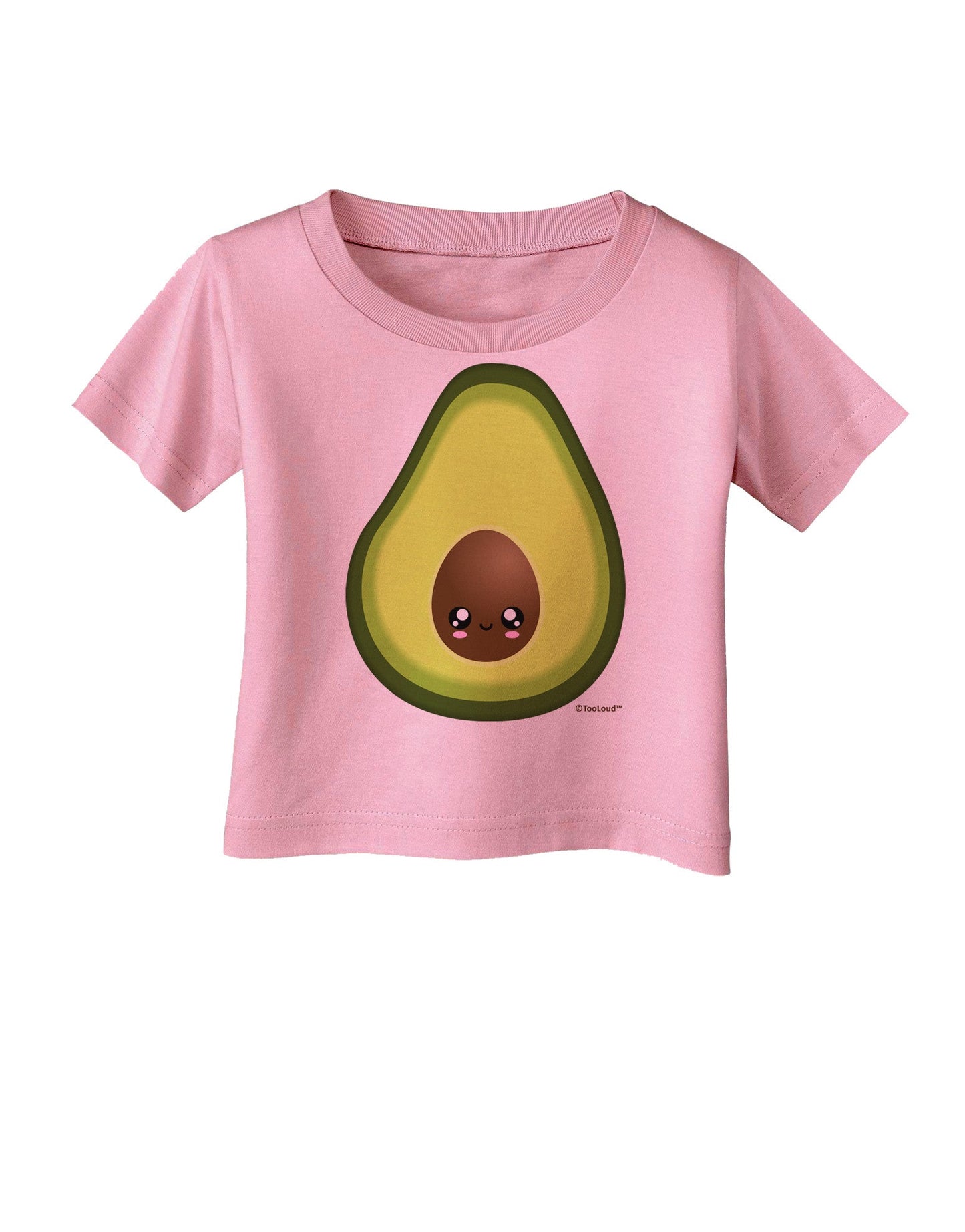 Cute Avocado Design Infant T-Shirt-Infant T-Shirt-TooLoud-Candy-Pink-06-Months-Davson Sales