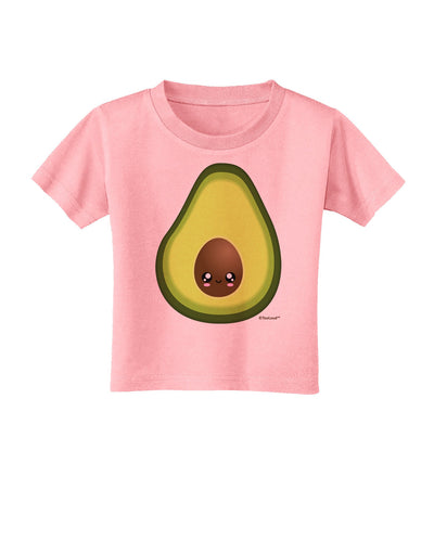 Cute Avocado Design Toddler T-Shirt-Toddler T-Shirt-TooLoud-Candy-Pink-2T-Davson Sales