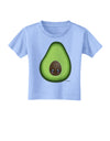 Cute Avocado Design Toddler T-Shirt-Toddler T-Shirt-TooLoud-Aquatic-Blue-2T-Davson Sales