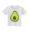 Cute Avocado Design Toddler T-Shirt-Toddler T-Shirt-TooLoud-White-2T-Davson Sales