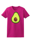 Cute Avocado Design Womens Dark T-Shirt-Womens T-Shirt-TooLoud-Hot-Pink-Small-Davson Sales