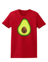 Cute Avocado Design Womens Dark T-Shirt-Womens T-Shirt-TooLoud-Red-X-Small-Davson Sales